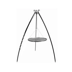 Cook King 200 Cm 3-ben Til Bålsted Med 50 Cm Stål Rist