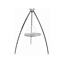 Cook King 200 Cm 3-ben Til Bålsted Med 80 Cm Rustfristål Rist