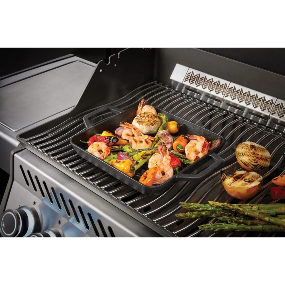 Napoleon Stegepande Firkantet 25x25 Cm, Støbejern - 56084 3 Napoleon Stegepande Firkantet 25x25 Cm, Støbejern - 56084 - Billede 3