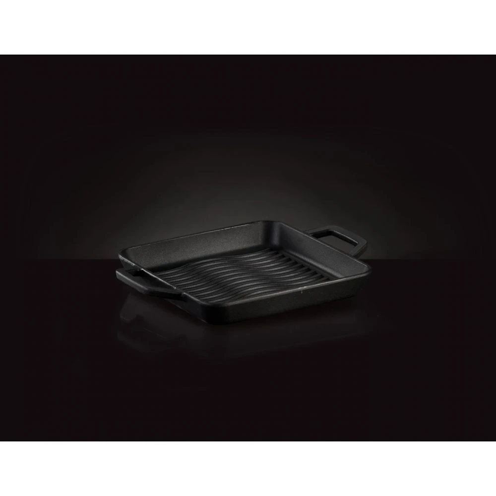 Napoleon Stegepande Firkantet 25x25 Cm, Støbejern - 56084 4 Napoleon Stegepande Firkantet 25x25 Cm, Støbejern - 56084 - Billede 4