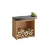 OFYR Butcher Block Storage 90 Corten Ceramic Dark Grey
