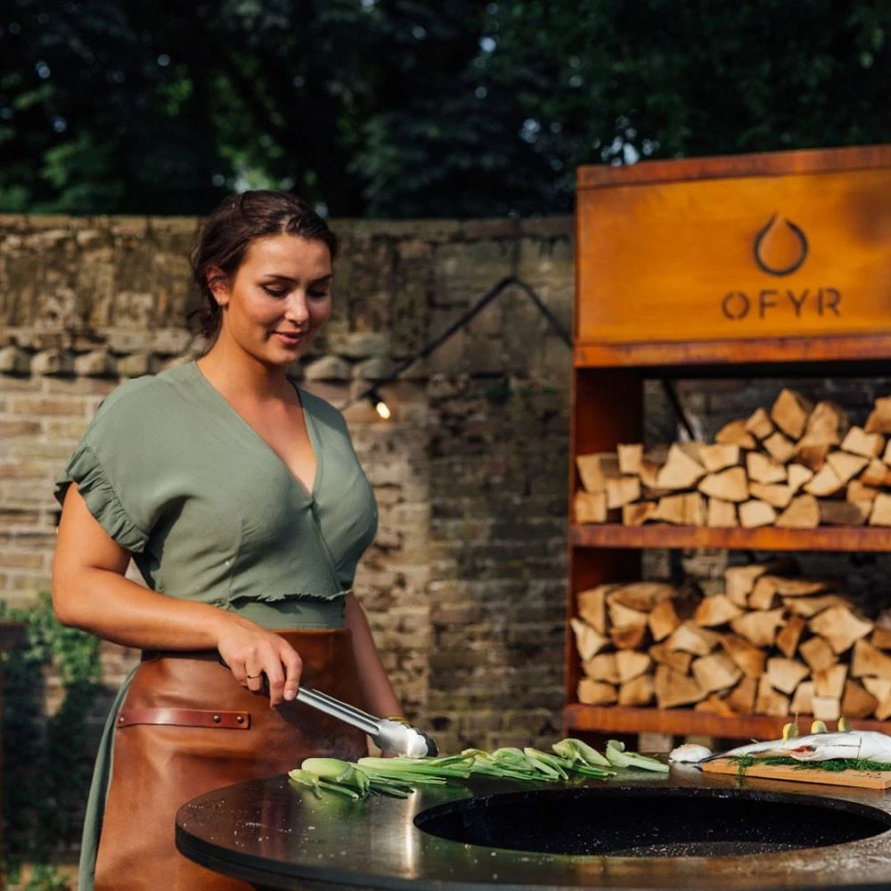 OFYR Leather Forklæde Black 2 OFYR Leather Forklæde Black - Billede 2