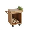 OFYR Mise En Place Table Corten 65 PRO Teak Wood