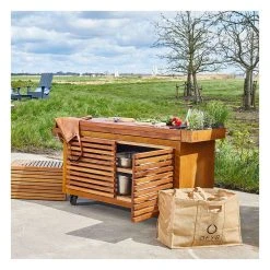 OFYR Storage Insert PRO With 2 Doors Teak Wood Large -OFYR butik ofyr storage insert pro with 2 doors teak wood large 2